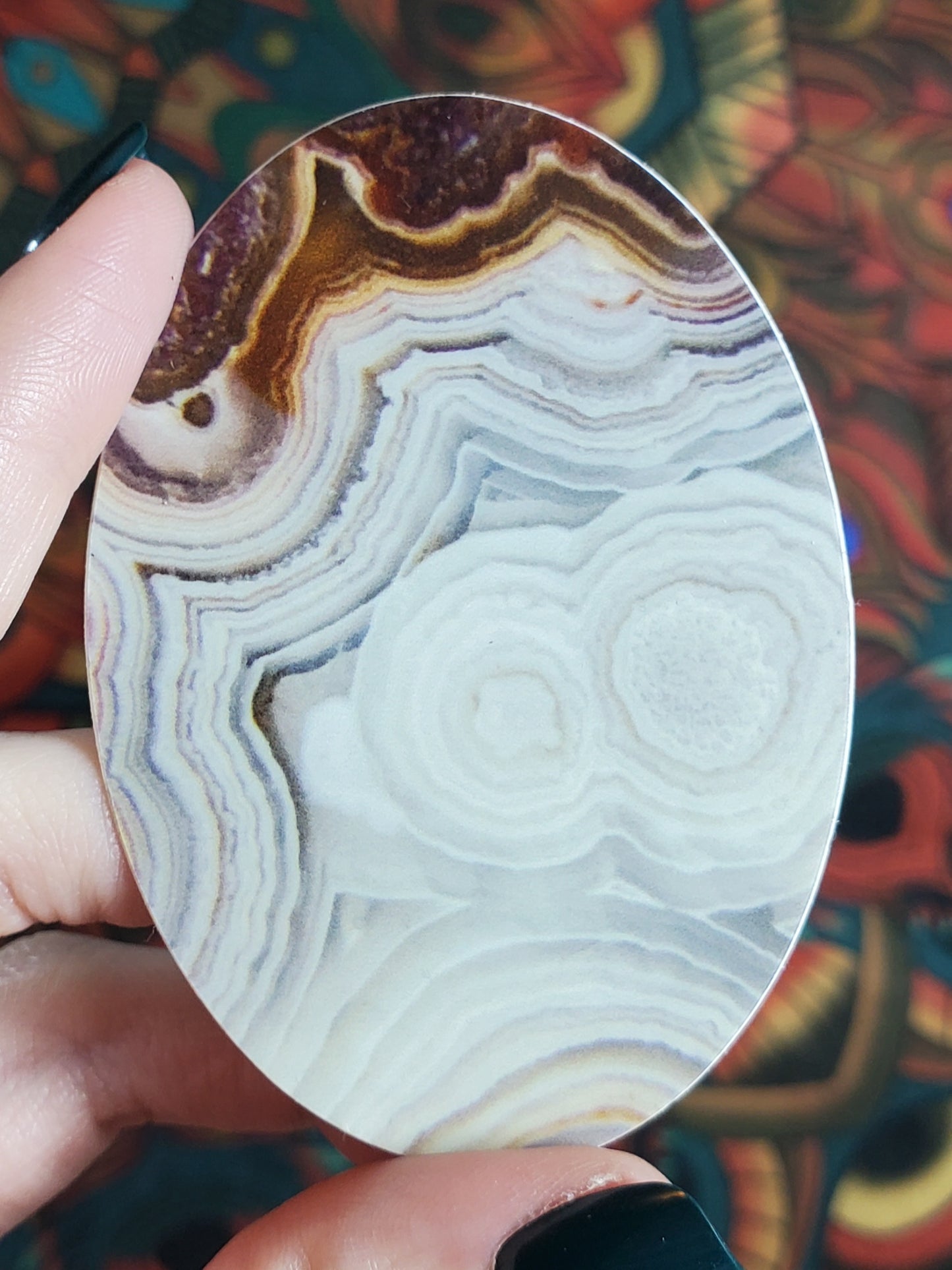 Crazy Lace Agate Sticker