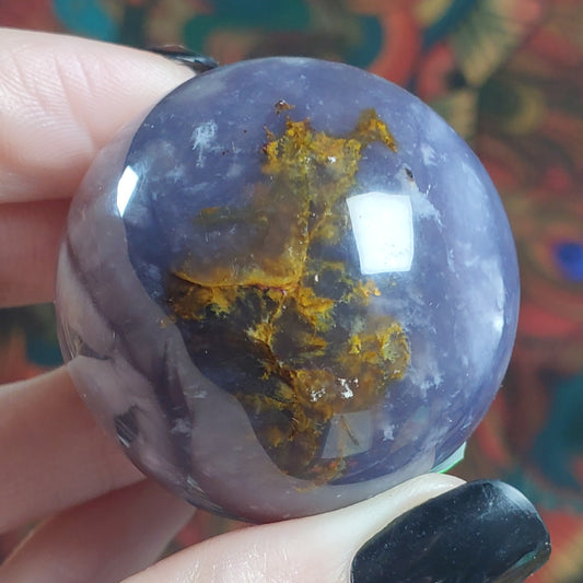 Purple Chalcedony Spheres