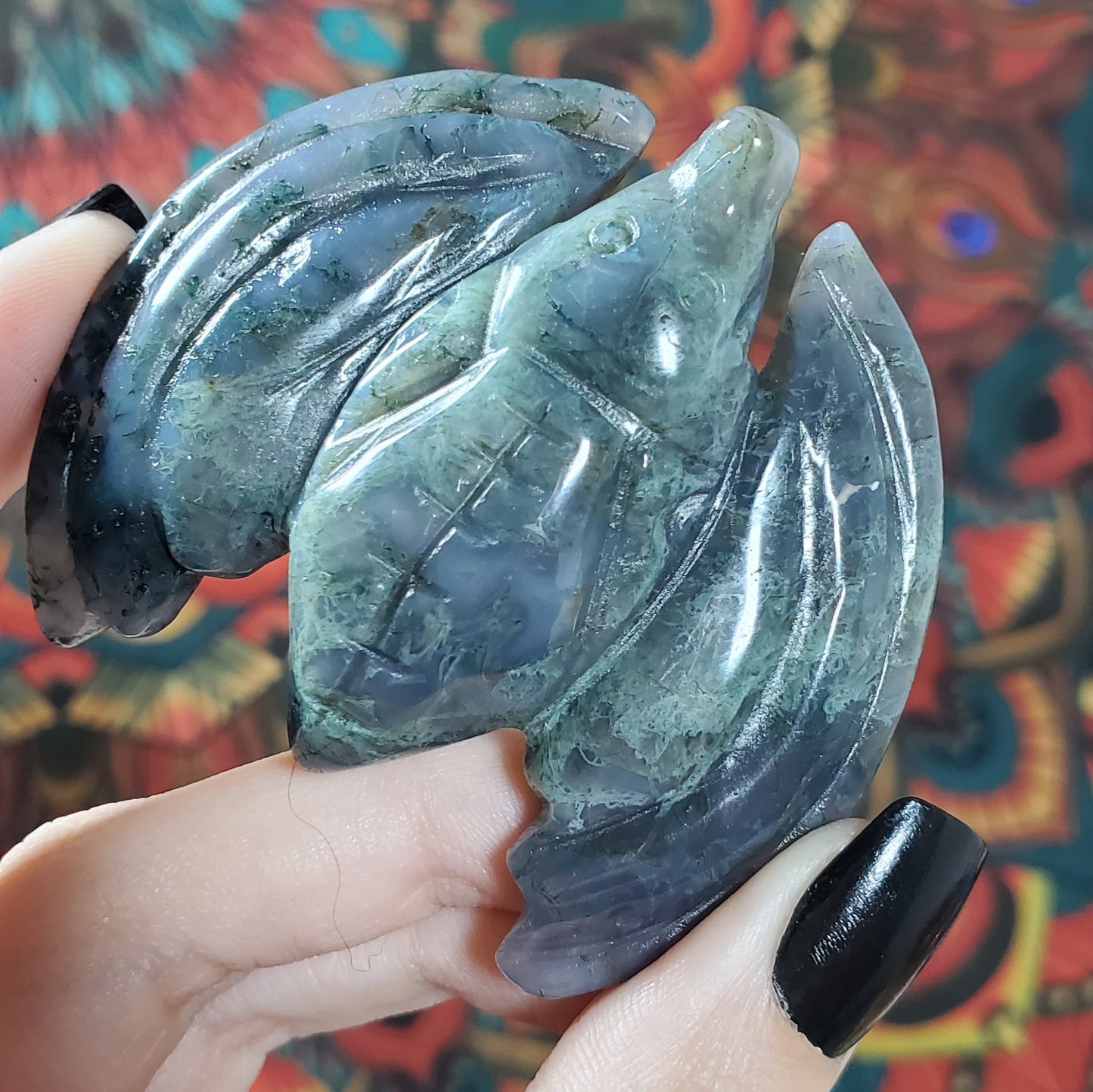 Moss Agate Bats