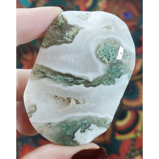 Moss Agate Palmstones