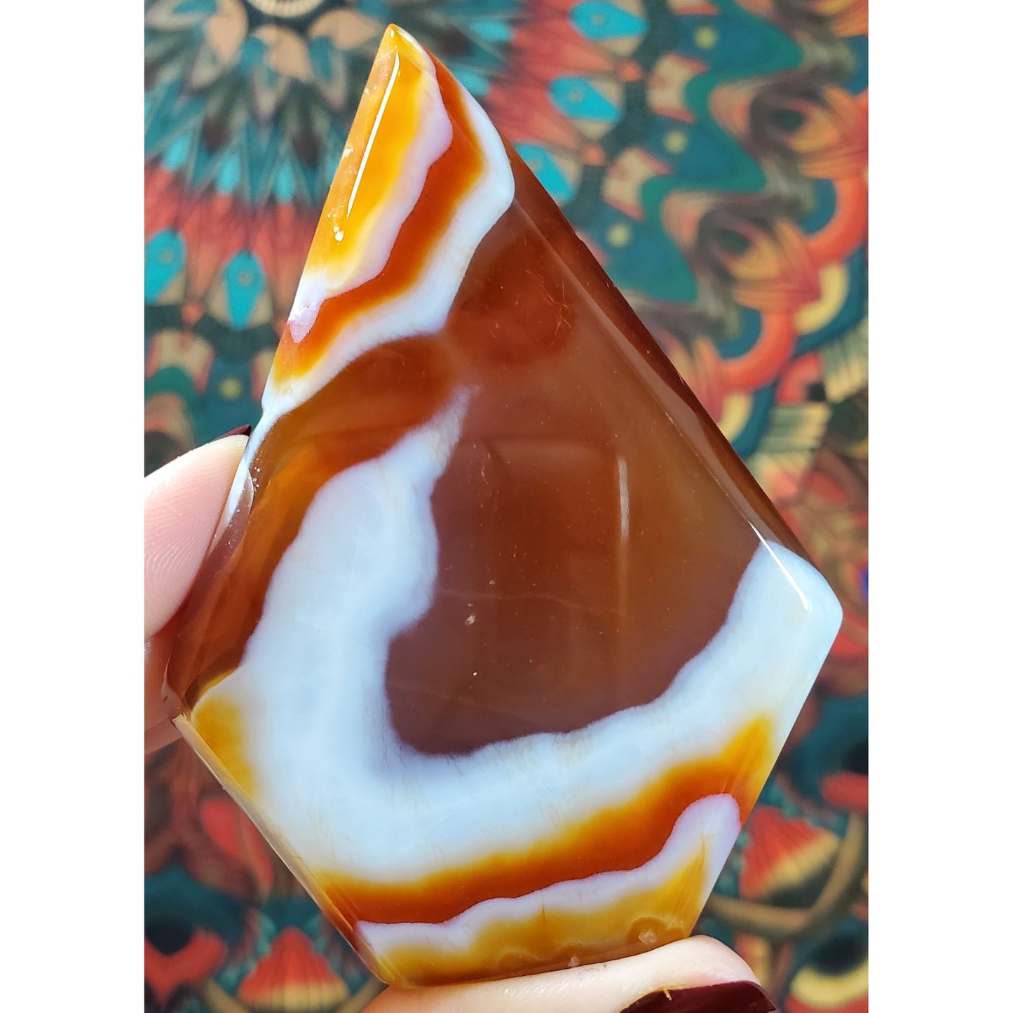 Carnelian Arrowhead Flames