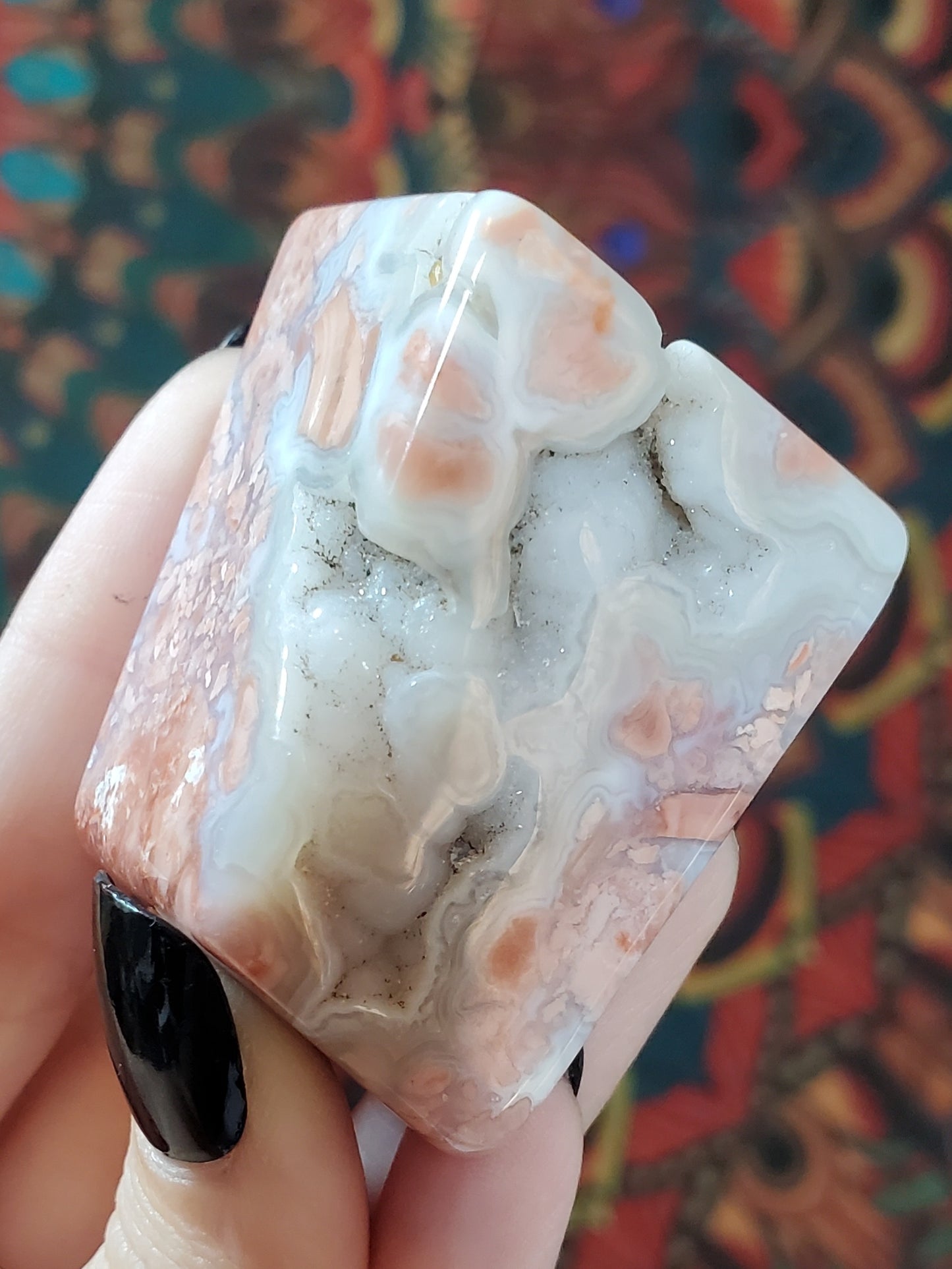 Cotton Candy Agate Freeforms