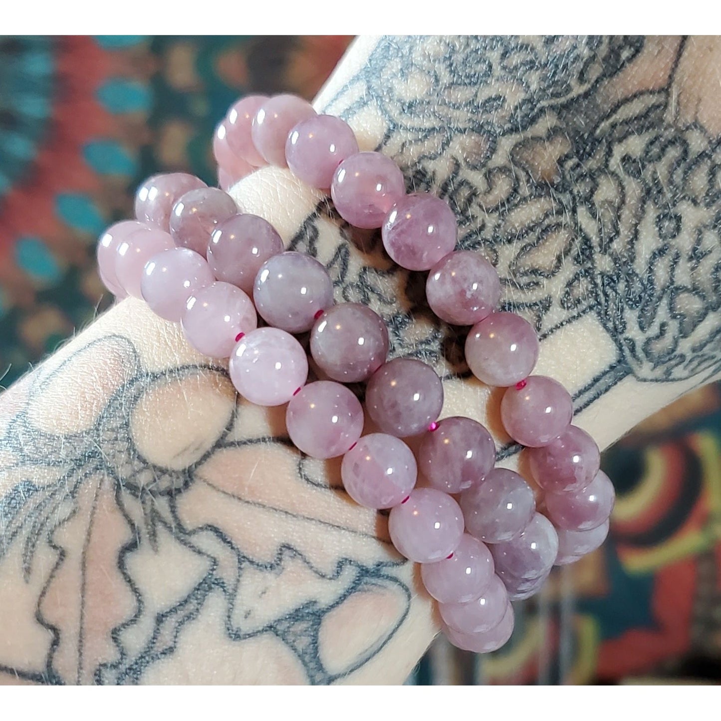 8mm Lavender Rose Quartz Bracelets - Intuitively Chosen