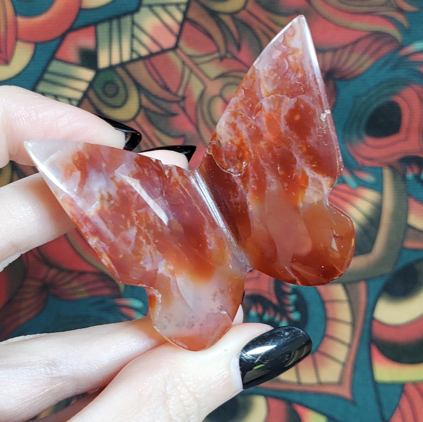 Carnelian 3D Butterflies