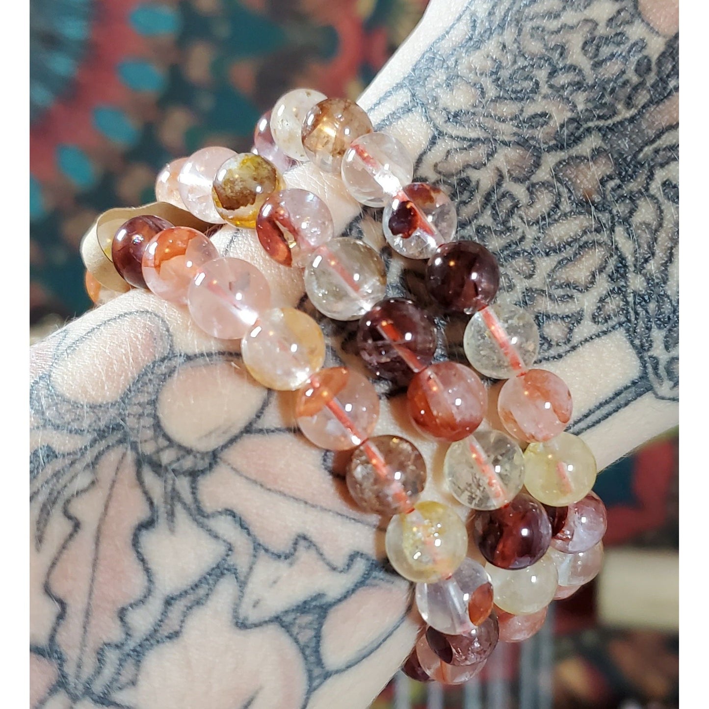 8mm High Quality Fire Quartz Bracelets - Intuitively Chosen