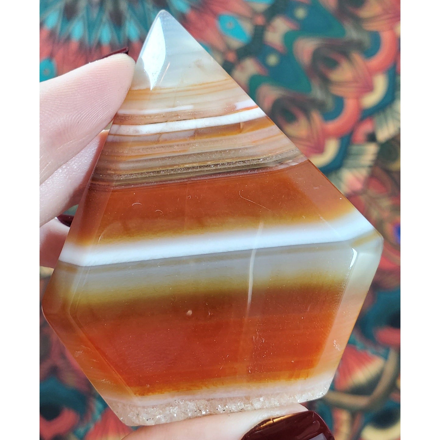 Carnelian Arrowhead Flames