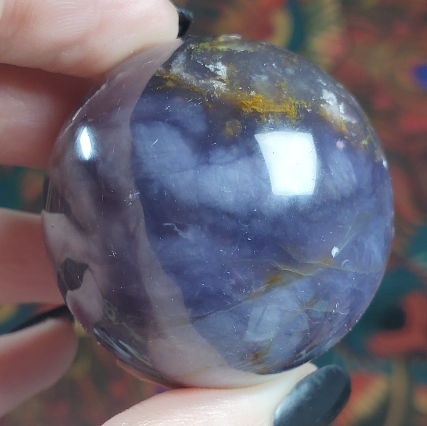 Purple Chalcedony Spheres